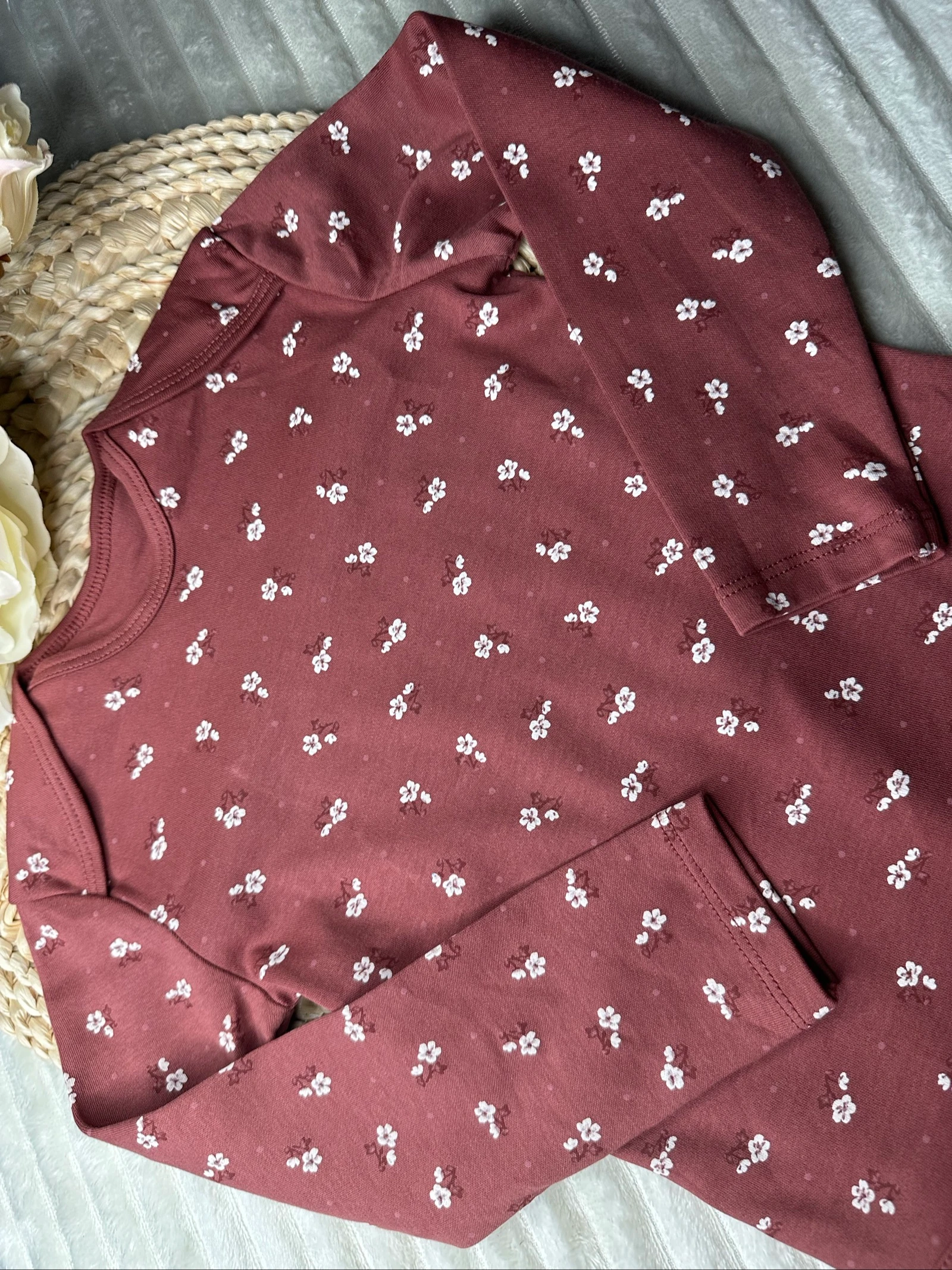 Body 24-36 maanden lange mouwen C&A roze met bloemen – photo 2